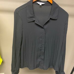 Black Button Up Blouse